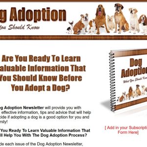 Dog Adoption Squeeze Page