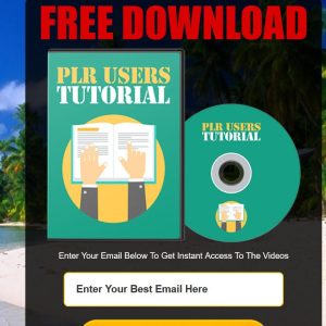 PLR Users Tutorial Squeeze Page