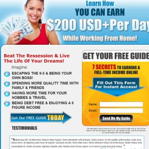 Make Money Squeeze Page
