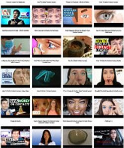 Contact Lenses Instant Mobile Video Site