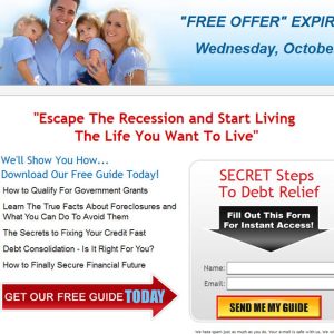 Debt Relief Squeeze Page