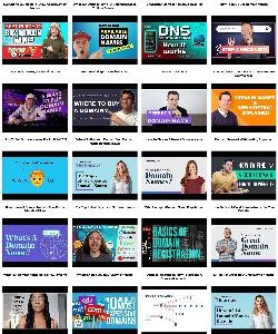 Domain Names Instant Mobile Video Site