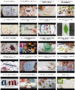 Embroidery Instant Mobile Video Site