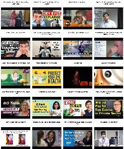 Eye Care Instant Mobile Video Site