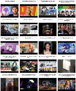 Headphones Instant Mobile Video Site