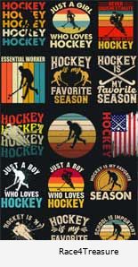 Hockey Player Design Bundle