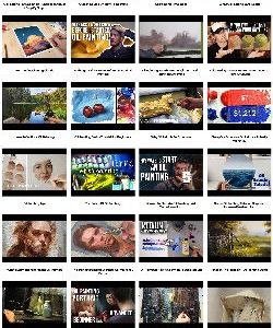 Oil Painting Instant Mobile Video Site