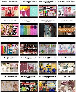 Party Decorations Instant Mobile Video Site
