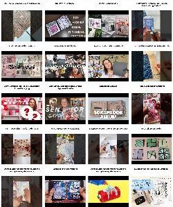 Scrapbooking Instant Mobile Video Site