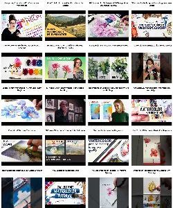 Watercolors Instant Mobile Video Site