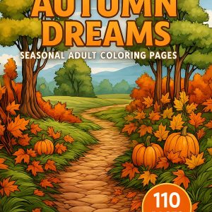 Autumn Dreams – 110 Seasonal Adult Coloring Pages