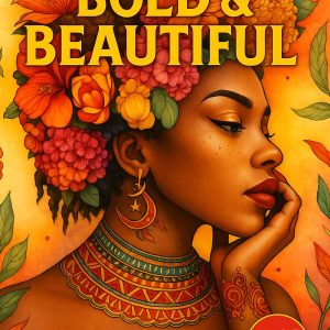 Bold & Beautiful – 1366 Black Women Coloring Page Mega Bundle