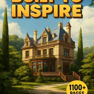 Built to Inspire – 1100+ Architectural Coloring Page Mega Bundle