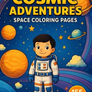 Cosmic Adventures – 155 Space Coloring Pages