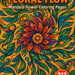 Floral Flow – 213 Mandala Flower Coloring Pages