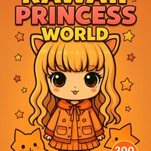 Kawaii Princess World – 300 Princess & Cute Girl Pages