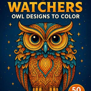 Night Watchers – 50 Owl Designs to Color