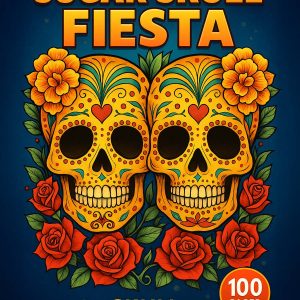 Sugar Skull Fiesta – 100 Coloring Pages