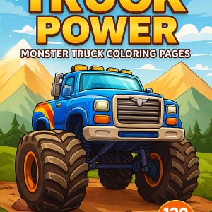 Truck Power – 120 Monster Truck Coloring Pages