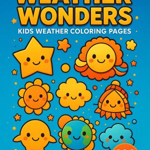 Weather Wonders – 200 Weather & Season-Themed Coloring Pages