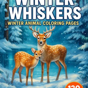 Winter Whiskers – 130 Winter Animal Coloring Pages
