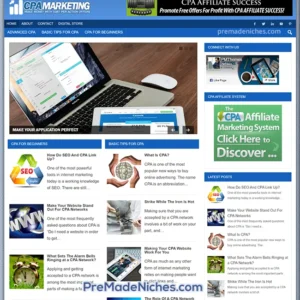 Ready Made CPA Blogger Website