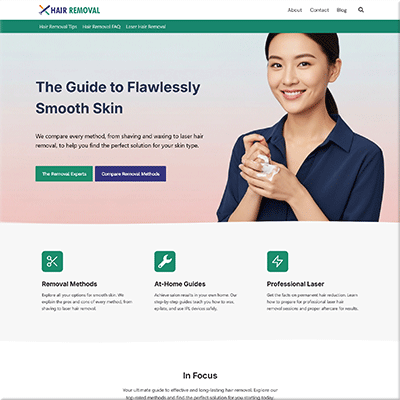 Ready to Go Hair Removal Solutions Website Package