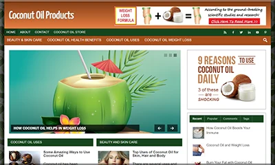 Coconut Oil Ready Made Blog