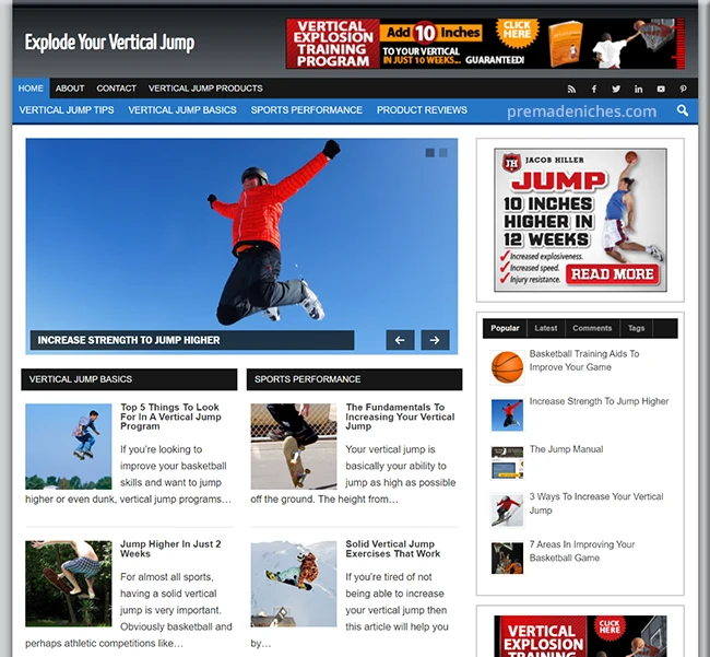 The Complete Vertical Jump Program Website