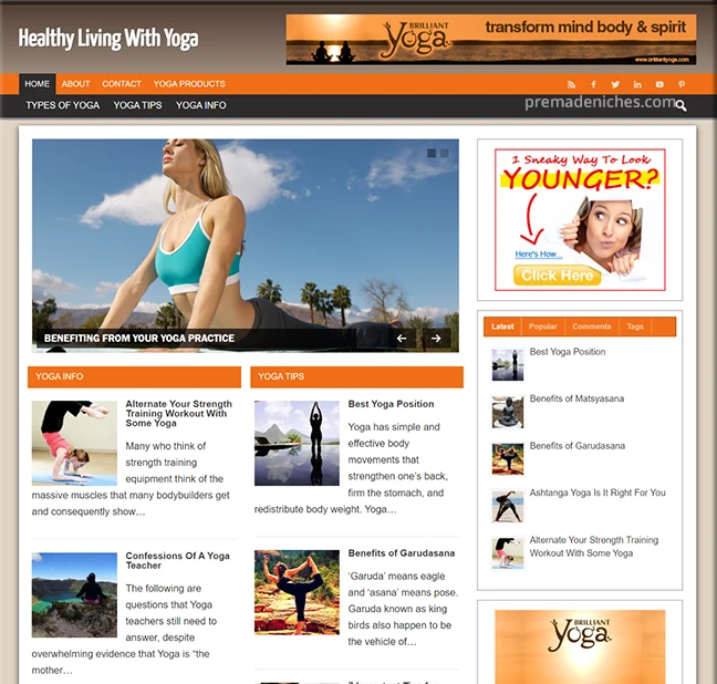 The Complete Yoga Lifestyle Website