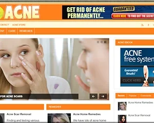 High Quality Ready Made Acne Website with Bonus