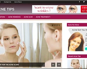 The Best Ready Made Acne Blog with Huge Discount