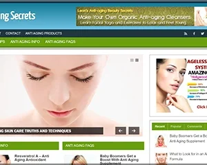 Anti-aging Ready Made Site with a Beautiful Theme