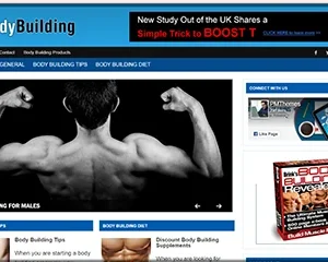 Pre Made Body Building Blog with a Stunning Design