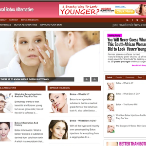 Turnkey Botox Alternative Website