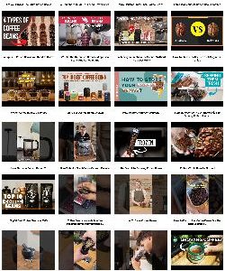 Coffee Beans Mobile Video Site