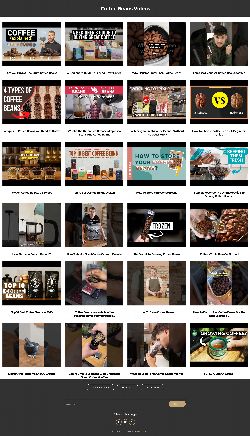 Coffee Beans Mobile Video Site