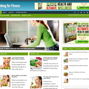 Done for You Cooking for Fitness Website