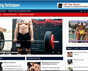 Ready Made Deadlifting Website for Easy Web Money