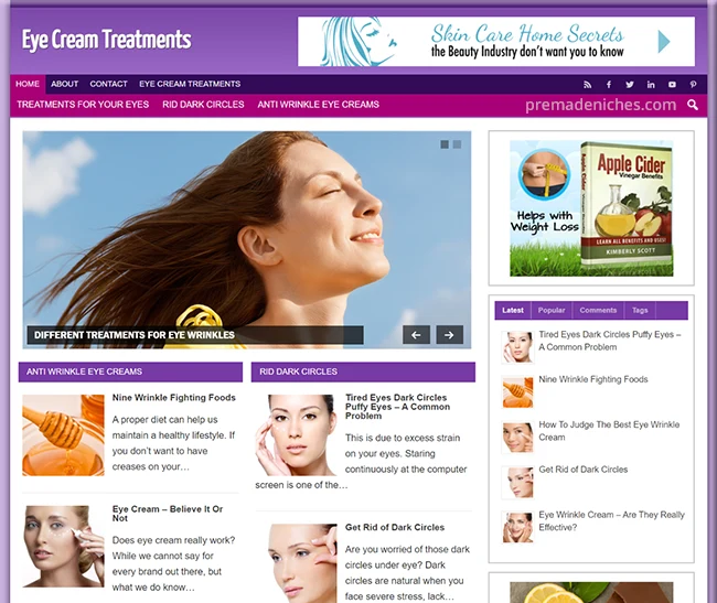 The Complete Anti-Aging Eye Care Website