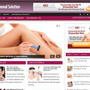 Ready to Go Hair Removal Solutions Website