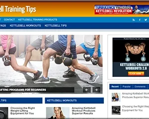 Custom Made Kettlebell Blog with a Powerful Theme