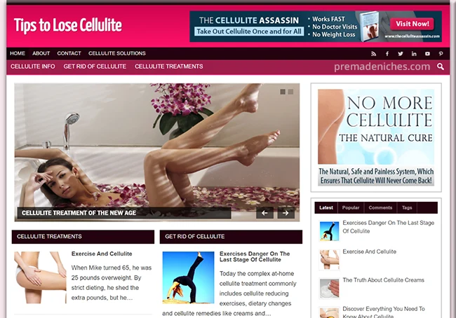 Ready Made Cellulite Remedy Website