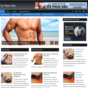 Professional Six Pack Abs Website