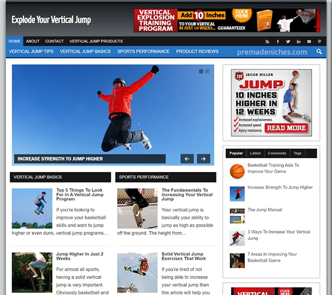The Complete Vertical Jump Program Website