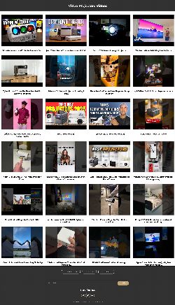 Video Projectors Instant Mobile Video Site