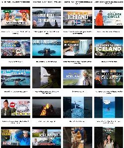 Visit Iceland Mobile Video Site