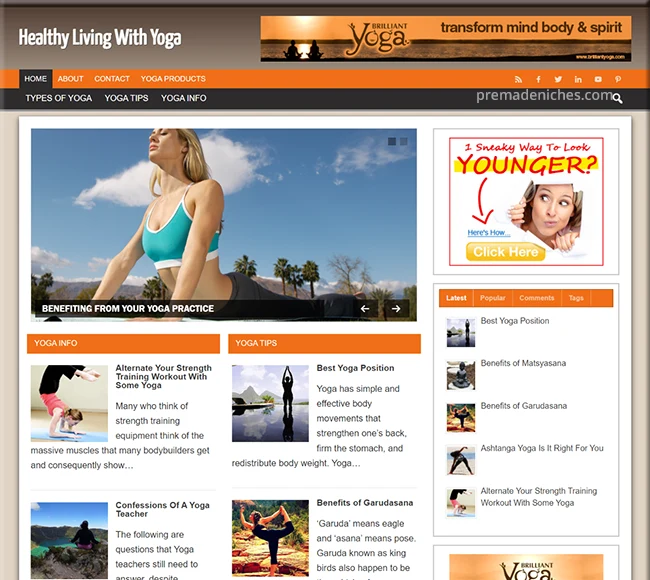 The Complete Yoga Lifestyle Website