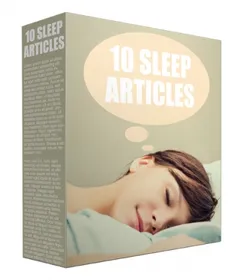 10 Sleep PLR Article Page 2017