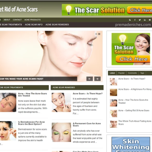 Done for You Acne Scar Treatment Website